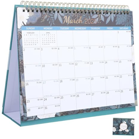 Tofficu Tischkalender Mit Monatlichen Memo-seiten Planer Für Ganze Jahr Für Schule Büro Und Zuhause Aus Hochwertigem Für Effektive Terminorganisation