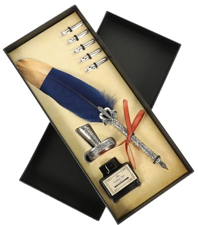 OSALADI Kalligraphie-stift Im Vintage-stil Mit Tinte Für Schreiben Und Dekoration Aus Hochwertigem Material Tragbar Und Multifunktional Geeignet Als