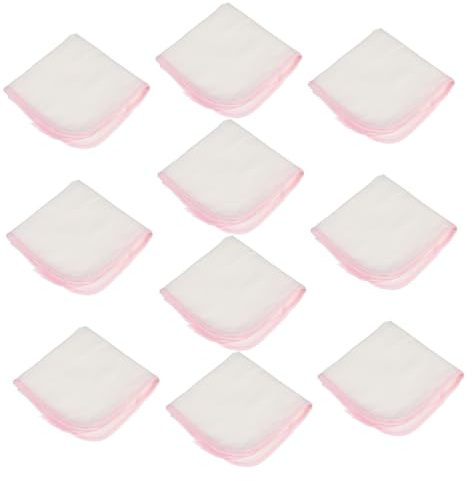 Débarbouillettes Bébé Double Tissu Coton, Lot de 10, Visage et Corps | Fibres sans Produits Chimiques, Séchage Rapide, Ne Rétrécissent Pas au Lavage, Douceur Adaptée aux Poussées Dentaires