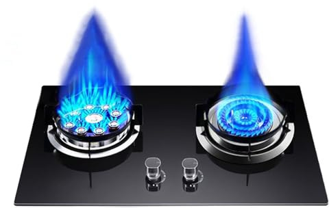 Cocina De Gas 5,2 KW Con Dos Quemadores, Ideal For Encimera O Empotrada, For Restaurantes Y Puestos Comida(LPG)