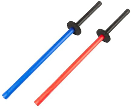 Fenteer Juego de 2 Espadas de Espuma para Entrenamiento de Artes Marciales, de Entrenamiento con Acolchado Grueso y Herramientas de Acolchadas, 75 Centímetros