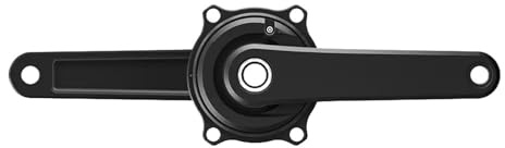 Compatible For Shimano Power Meter Set 4 Bolt 110BCD 24mm Steel Spindle Crankset Chainring Bike Replacement Parts(Road 172.5mm)