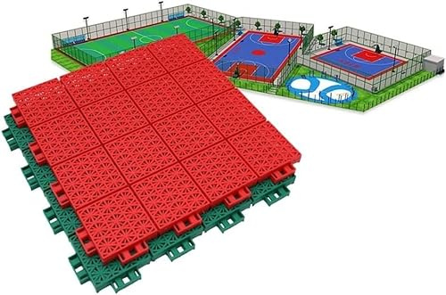 Modulare ineinander greifende Sportbodenfliesen, Kindergartenspielplatz, Schulspielplatz, Kunststoffbodenbelag(Blu)