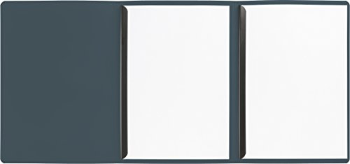 Brunnen Soft - Carpeta portadocumentos con 3 caras (cartón, 370 g/m², tamaño DIN A4), color azul oscuro