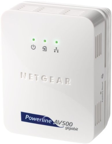 Netgear XAV5001 Ethernet 500 Mbit/s - Cartes réseau (avec Fil, RJ-45, Ethernet, 500 Mbit/s, Blanc)