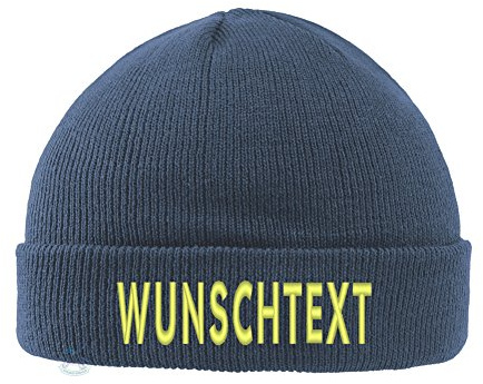Smart Strickmütze WUNSCHTEXT - personalisiert