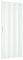 VISUAL PORTE A SOFFIETTO PVC 82X214 BIANCO (085772)