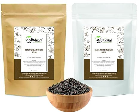 Brown/Black Whole Mustard Seeds A* Quality! Free UK P&P (50g)