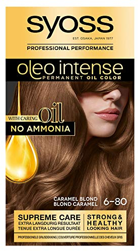 Syoss Color Oleo Intense 6-80 caramel blond haarverf - 1set