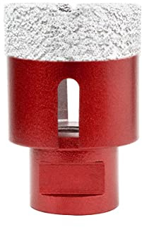 Meccion Diamant borrsåg med M14-gänga för professionellt torr och våt borrning av porslin, kakel, granit, marmor, glas (40 mm)