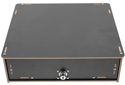 Operitacx Kassenschublade Geldaufbewahrungsbox Mit Multi-grid-design Münz Und Scheinfächern Für Büros Und Geschäfte Langlebig Und Vielseitig Einsetzbar