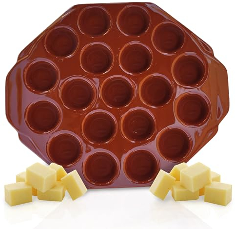 Provolonera fundir queso Provolone ceramica terracota 19 cavidades parrilla horno microondas queso fundido caracoles.acompañar al asado, barbacoa, BBQ, picada comer o cenar. Provoleta Provolera