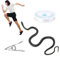 JRJRN 110cm Farce de Serpent pour Le Golf, Farce de Serpent avec Clip de Ficelle, Kit de Farces pour Serpents, Faux Serpent Réaliste pour Adultes Enfants