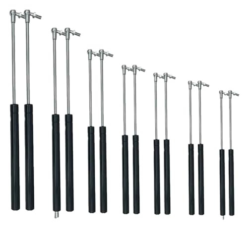 2 pezzi universale 600N 300/350/400/450/500/550/600mm barre duomi molla a gas supporto auto roulotte porte finestre portelli barca bus(400mm)