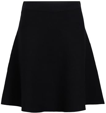 Object Female minikjol stickad, svart, XS