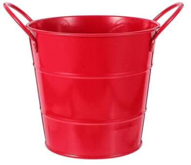 DOITOOL Desktop Storage Bin Small Metal Garbage Bin Office Trash Can Wastebasket for Bedroom Bathroom Countertop Trash Can