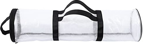 WRITWAA Geschenkpapier Aufbewahrungstasche für Große Organizer für Weihnachtsgeschenkverpackungen Transparent mit Reißverschluss für Schrank Tür Schützt