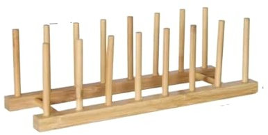 ZUGLQYSX Escurridor De Platos De Madera Escurridor de Platos de Cocina, Soporte de Madera for Libros, Tazas, Bandeja, Estante de Secado de Platos, Soporte for Cocina para Fregadero Y Cocina