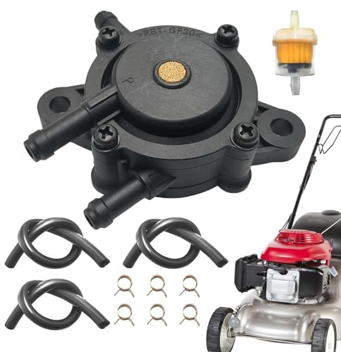 Pompe à huile pour tracteur de tondeuse avec filtre, petite pompe à huile moteur pour tondeuse à gazon – Accessoires d'entretien compact résistant à l'usure pour allée, prairie, jardin, cour, patio