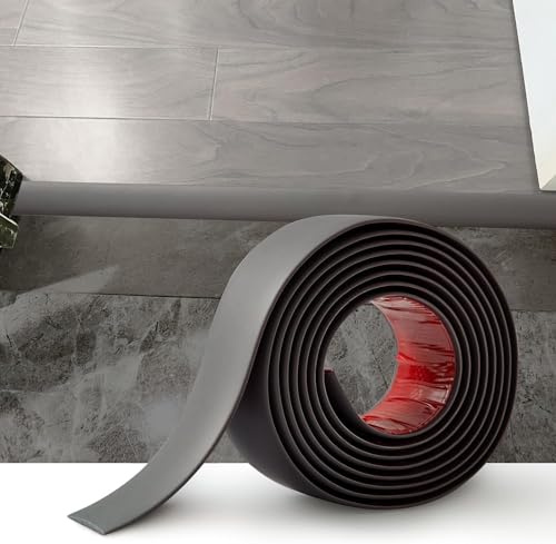 Bande de transition de seuil de sol stratifié 4M, barres de porte en PVC pour encadrements de porte, bordure de bord de sol en vinyle autocollant, moulure de sol stratifié sur carrelage, bande de