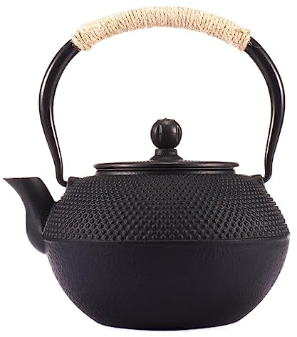 GAOJUNAN Classica Teiera, Teiera in Ghisa da 40,5 Once / 1,2 Litri con Teiere per Infusore in Bollitore in Stile Giapponese per Il Ristorante della Cucina Domestica Amanti del tè