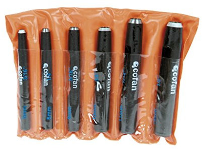 Cofan Conjunto de 6 sacabocados de golpe cilíndrico | Recomendable para materiales ligeros | Medidas de los agujeros de 5 a 12 mm