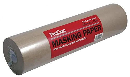 ProDec 12 x 55m Papel de Enmascarar Marrón para Aplicación a Mano o a Máquina