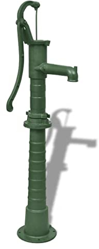 vidaXL Handschwengelpumpe mit Ständer Schwengelpumpe Gartenpumpe Wasserpumpe