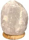 Lampe à sel Halit en cristal de sel blanc de la gamme Sel du Pakistan 4-6 kg