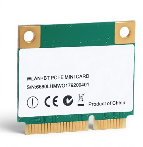 Carte Réseau sans Fil Mini PCIE, Carte WiFi 6E 5G Triple Bande Gigabit 6 GHz Bande PCB pour Ordinateur Portable