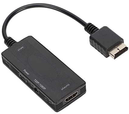 Bewinner PS2 to HDMI Converter Adapter, Video Converter, Support 16:9 and 4:3 Output Switch, for HDTV HDMI Monitor