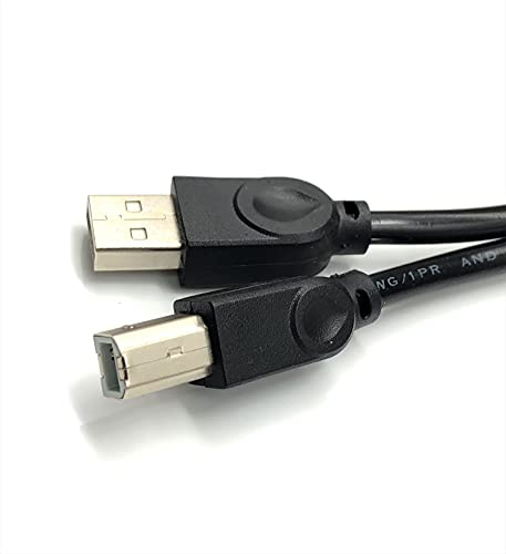 T-ProTek USB Kabel Drucker Druckerkabel Scanner Anschluss kompatibel für Canon Pixma iX6850 A3 + Wireless Farbe Inkjet