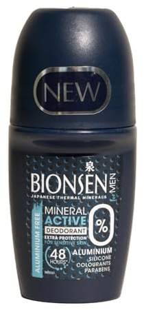 Bionsen Mineral Active men roll-on; Japanese Minerals; 48 Hrs Protection; 50 ml
