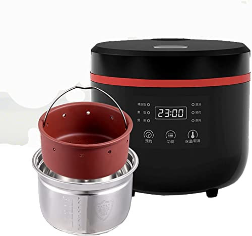 Low-Sugar Rice Cooker Household Double-Inner Rice Cooker, 24H Reservation, Rice Soup Separation, for 1-3 People (B) (B)
