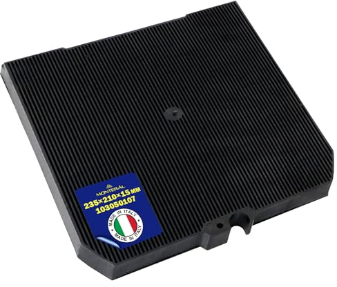 Filtro Carbone Attivo Cappa Aspirante Cucina 235x210x15mm Tipo 3 103050107