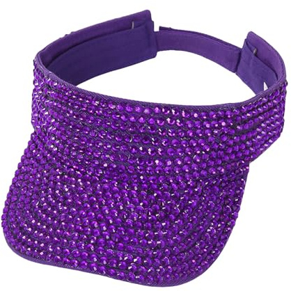 Unisex Strass Visor Cap Sonnenschild Caps Verstellbar Sonnenhut Schirmmütze Sonnenschild Baseballhut Kappe Sommerhut Outdoor Sport Sonnenschutz Tenniskappe Visor Strandvisor mit Sonnenhut Teenager