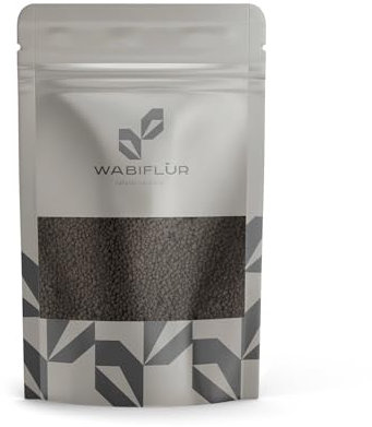 WabiFlur Soil - Substrato Naturale per Acquari d'Acqua Dolce e Nano Garden | Promuove la Crescita Rigogliosa delle Piante | Perfetto per Crostacei | Confezione da 500 g