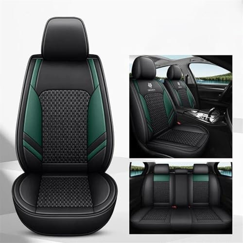 DZSFSTRHRRT Seat Covers For Car Car Seat Cover Ice Silk For Hummer For H2 H3 Auto Styling Car Accessories Car Seat Protector(GREEN)