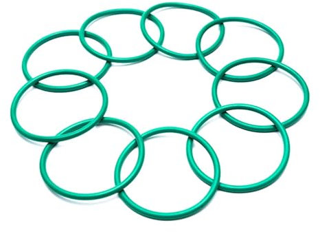 O-Ring-Dichtungen, Gummidichtungen, O-Ringe aus Fluorkautschuk, 1,9 mm Breite, grün, 5 Stück(86.2mm x 90mm x 1.9mm)