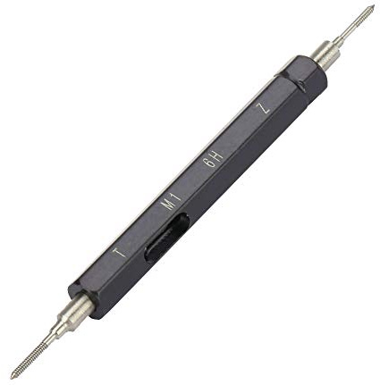 Calibro a tampone per filettatura in acciaio Culnflun, strumento manuale di misurazione del calibro a tampone per filettatura di qualità premium per lavori di precisione (M5*0,8)