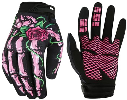Heyjieyu Motorcycle Gloves for Men Women Touchscreen Dirt Bike Gloves