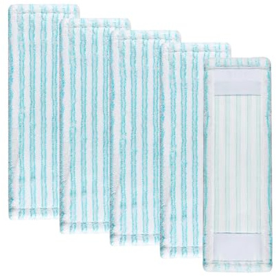 Lot de 5 serpillères de rechange en microfibre pour balai à franges Profi XL Micro Duo 50 cm