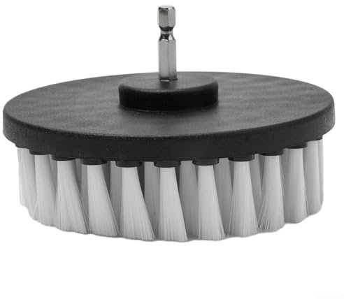 Trapano senza fili da 12,7 cm per la pulizia della spazzola per tappezzeria, sedili in pelle e cura dei mobili