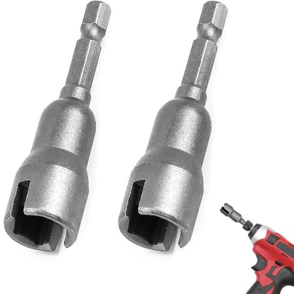 2 Packs Wing Nut Spanner, Nut Driver, Power Wing Nut Driver, Drill Bit Socket Wrenches Tools Set, for Panel Nuts Screws Eye C Hook Bolt