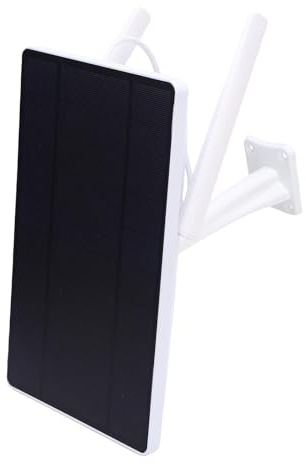 Fockety Solar Powered 4G LTE Modem Router with SIM Card Slot, Outdoor 2.4Ghz WiFi Extender, Mobile Hotspot with 10W Solar Panel & 15000mAh Built in Battery for Camping, RV, Camera (EU Version)