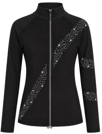 Kmarouse Eiskunstlauf Jacke Damen Teen Reißverschluss Training