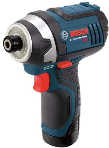 Bosch PS41-2A 12V Max 1/4-Inch Hex Impact Driver Kit with 2 Batteries, Charger and Case