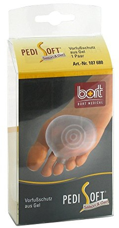 bort bort 107680 PediSoft Vorfußschutz aus Gel Universalgröße 1 Paar, Universal, transparent