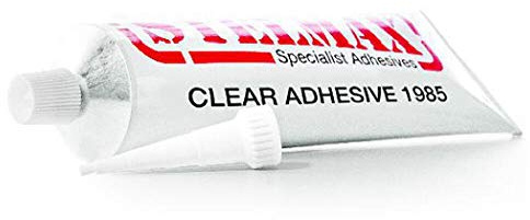Stelmax Clear Adhesive 1985 PVC Resin & Solvent Based PVC Glue 135g Tube