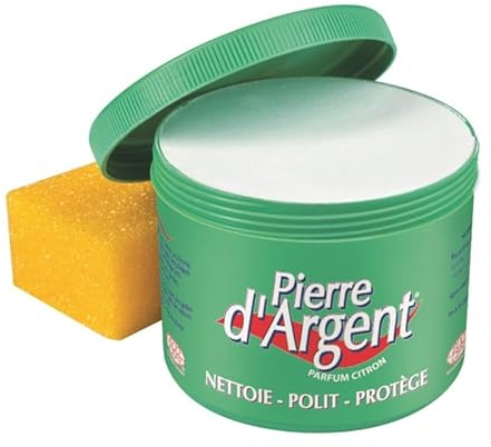 Pierre D’Argent Pasta Universale Biodegradabile - Detergente, sgrassante e Lucidante – profumo Limone 800gr con Spugna